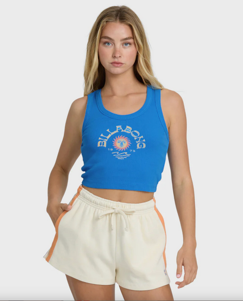 Sunset Horizons Tank - True Blue
