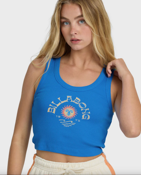 Sunset Horizons Tank - True Blue