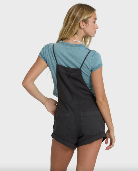 Wild Pursuit Solid Overalls - Off Black