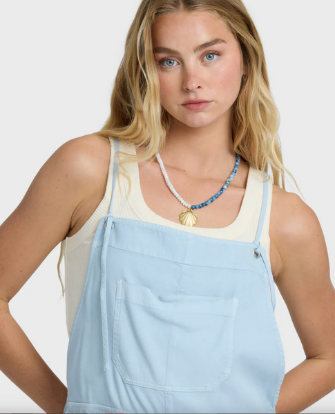 Wild Pursuit Solid Overalls - Washed Chambray