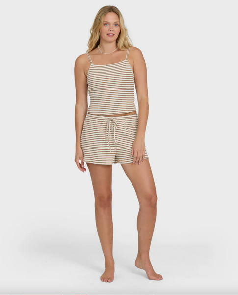Easy Livin Tank Top - Brown Stone