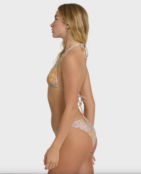 Take It Back Tropic Medium Bikini Bottom - Twilight Blue
