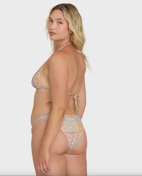 Take It Back Tropic Medium Bikini Bottom - Twilight Blue
