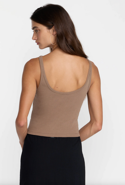Fading Sun Tank Top - Cocoa