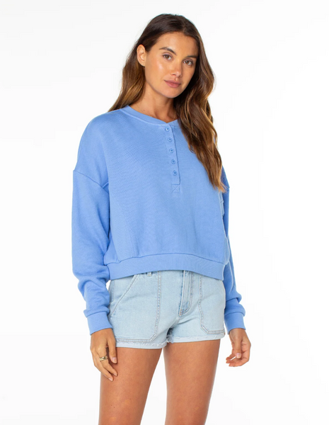 Overcast Sweatshirt - Cornflower Blue Solid
