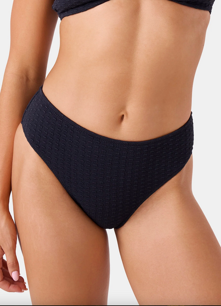 Haleiwa Hipster Full Bikini Bottom - Anthracite