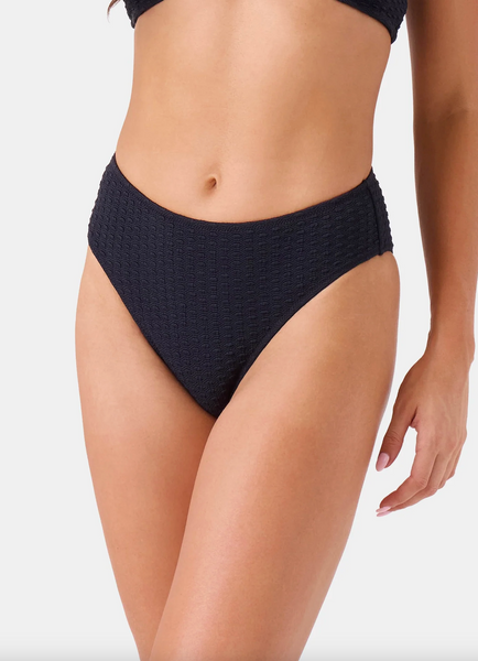 Haleiwa Hipster Full Bikini Bottom - Anthracite