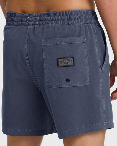 Every Other Day Wave Washed Layback 16" Trunks - Graystone