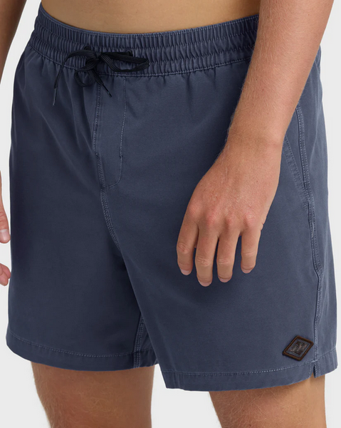 Every Other Day Wave Washed Layback 16" Trunks - Graystone
