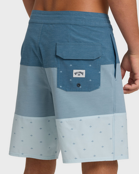 Tribong Lo Tide 19" Boardshorts - Blue Fog
