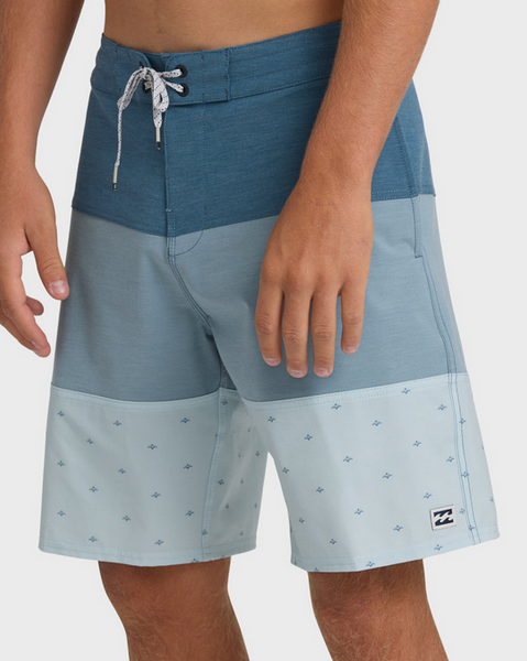 Tribong Lo Tide 19" Boardshorts - Blue Fog