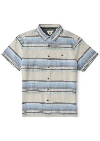 South Bound Eco Short Sleeve Shirt - Pool Blue
