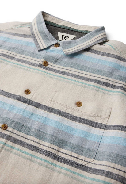 South Bound Eco Short Sleeve Shirt - Pool Blue