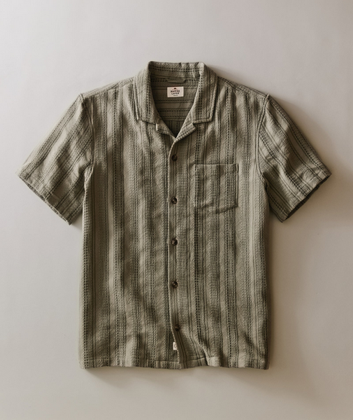 Dobby Resort Shirt - Olive