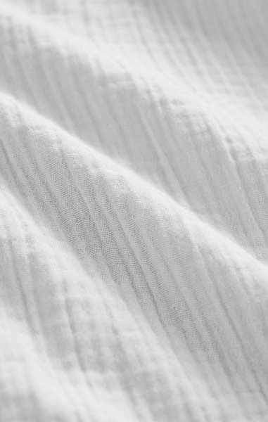The Perfect Airy Gauze Button Up - White