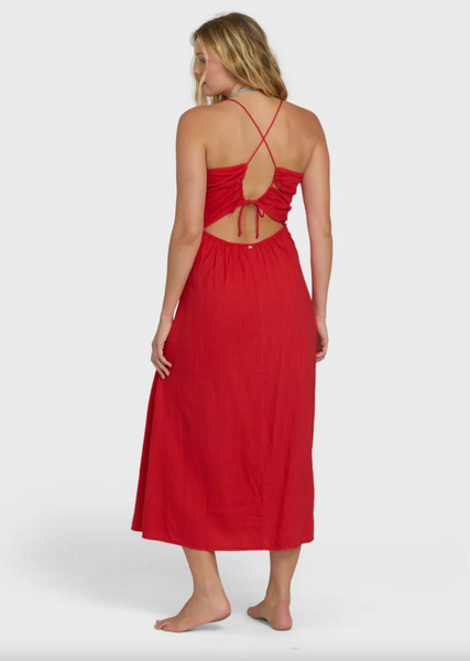 Take It Back Maxi Dress - Fiesta Red