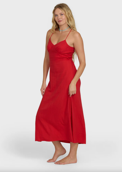Take It Back Maxi Dress - Fiesta Red