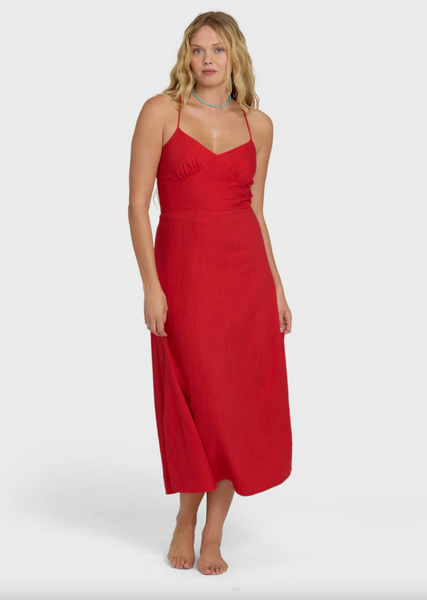 Take It Back Maxi Dress - Fiesta Red