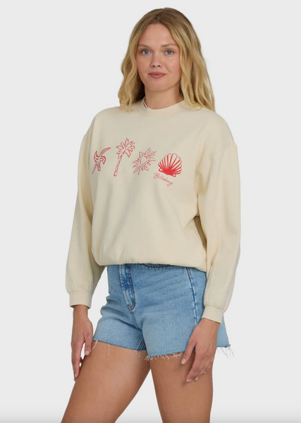 Treasure Cay Crewneck Sweatshirt - White Cap