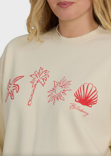 Treasure Cay Crewneck Sweatshirt - White Cap