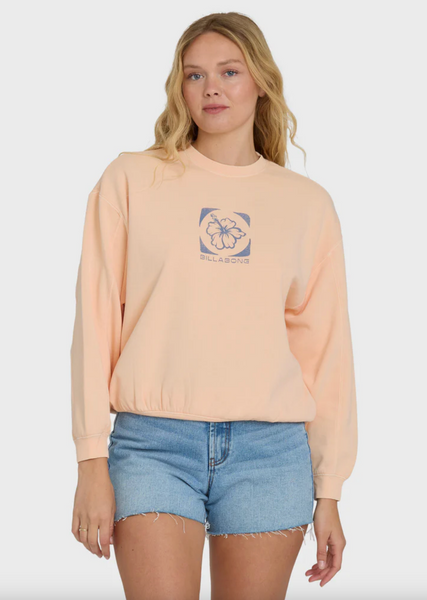 Treasure Cay Crewneck Sweatshirt - Light Peach