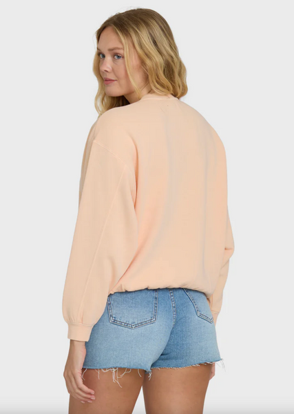 Treasure Cay Crewneck Sweatshirt - Light Peach