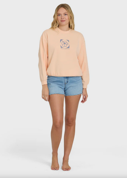 Treasure Cay Crewneck Sweatshirt - Light Peach