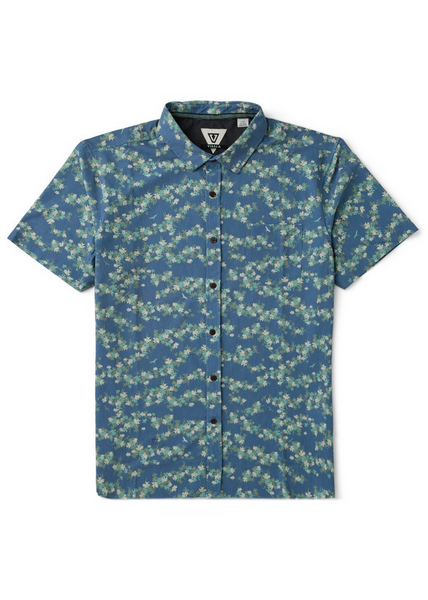 Tropicanica Hybrid Eco Short Sleeve Shirt - Bluze Haze
