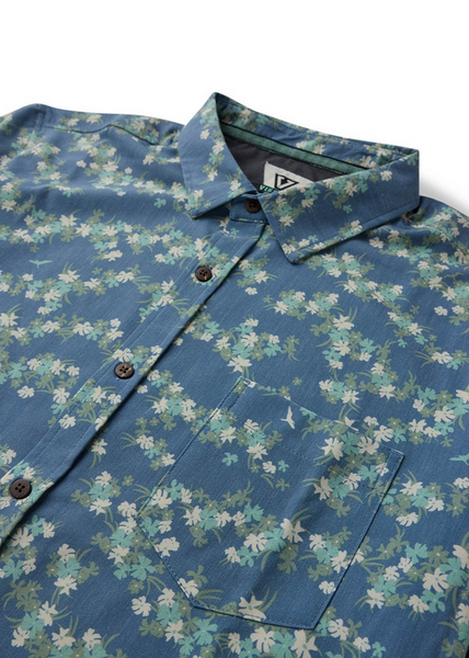 Tropicanica Hybrid Eco Short Sleeve Shirt - Bluze Haze