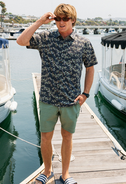 Tropicanica Hybrid Eco Short Sleeve Shirt - Black