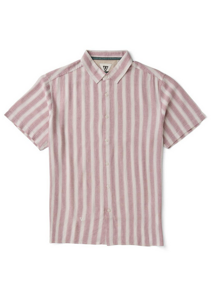 Grad Stripe Short Sleeve Shirt - Rose