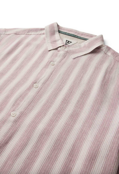 Grad Stripe Short Sleeve Shirt - Rose
