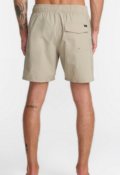 Crest Elastic 17" Swim Short - Covert Green