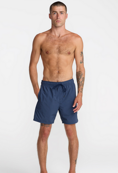 Crest Elastic 17" Swim Short - Moody Blue