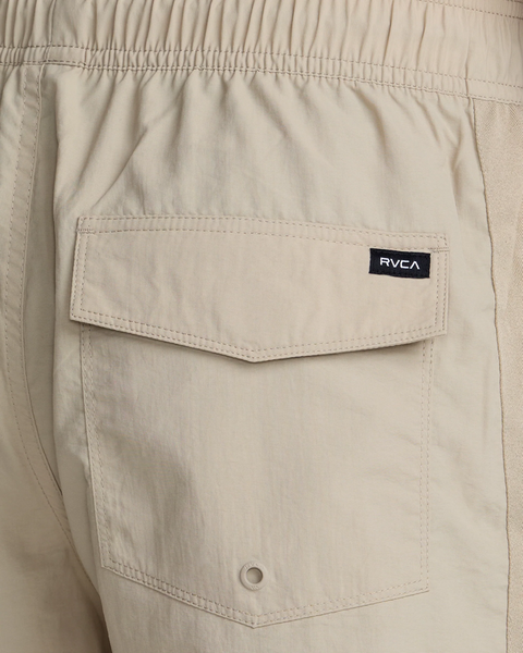 Crest Elastic 17" Swim Short - Covert Green