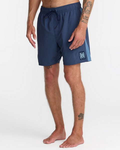 Crest Elastic 17" Swim Short - Moody Blue