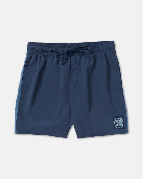 Crest Elastic 17" Swim Short - Moody Blue
