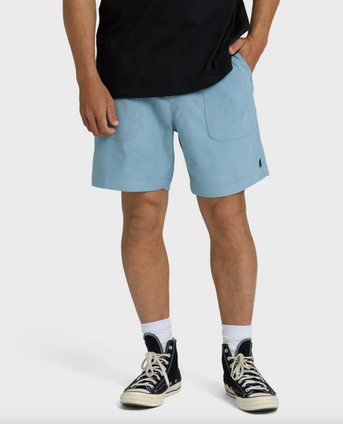 De La Cruz Cord 18" Hybrid Shorts - Blue Fog