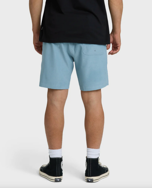 De La Cruz Cord 18" Hybrid Shorts - Blue Fog