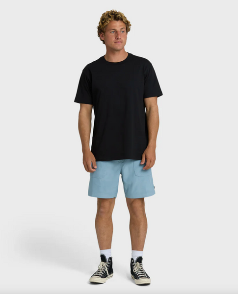 De La Cruz Cord 18" Hybrid Shorts - Blue Fog
