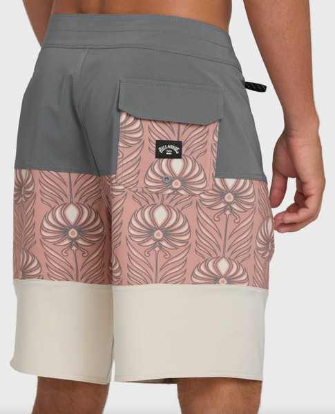 Tribong Pro 19" Boardshorts - Ash Rose