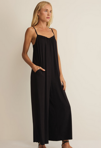 Day Off Stretch Jumpsuit - Black