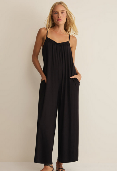 Day Off Stretch Jumpsuit - Black
