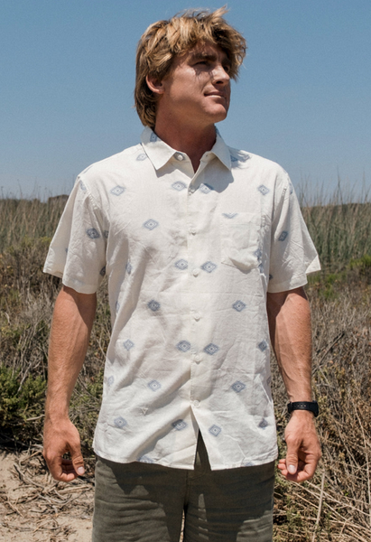 Cabo Nights Short Sleeve Shirt - Vintage White