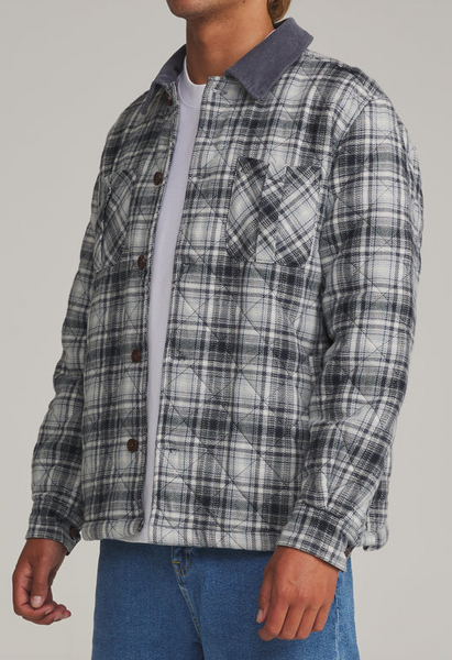 Charlie Shirt Jacket - Washed Blue