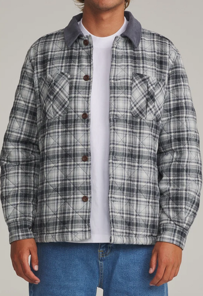 Charlie Shirt Jacket - Washed Blue
