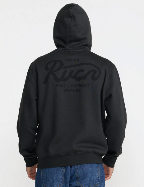 Standard Script Hoodie - Pirate Black