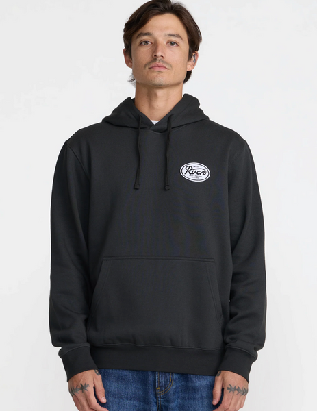 Standard Script Hoodie - Pirate Black
