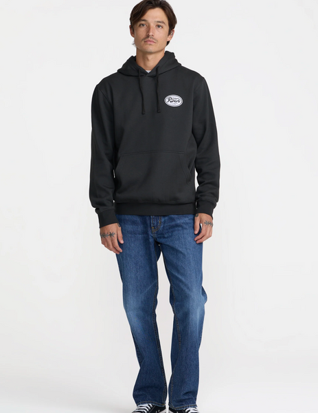 Standard Script Hoodie - Pirate Black