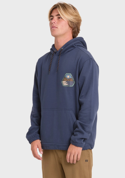 A/Div Compass Pullover Hoodie - Blue Graphite